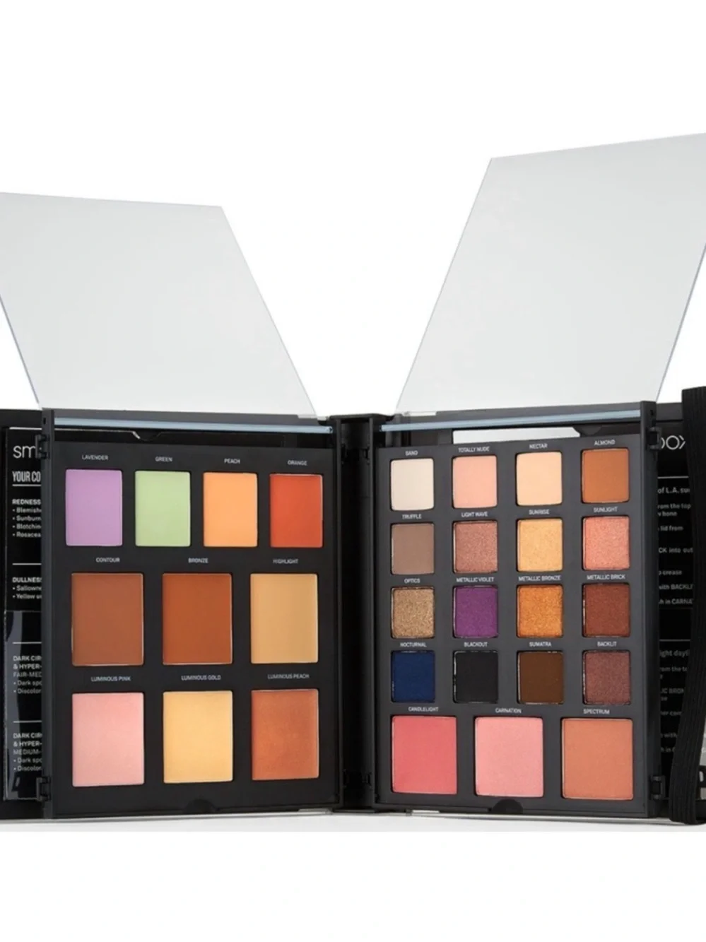 Smashbox Lighting Theory Eyeshadow Palette - Silver Compact